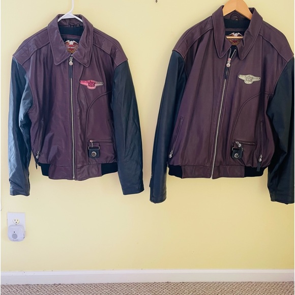 Harley Davidson 95th anniversary jackets genuine leather